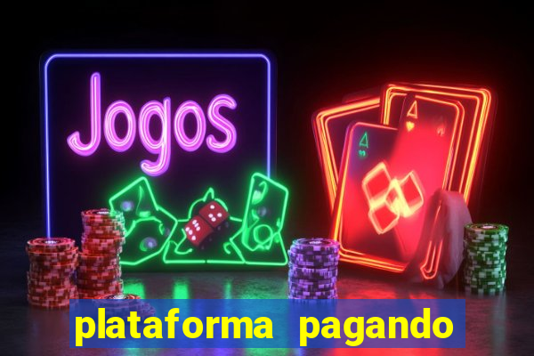 plataforma pagando fortune tiger